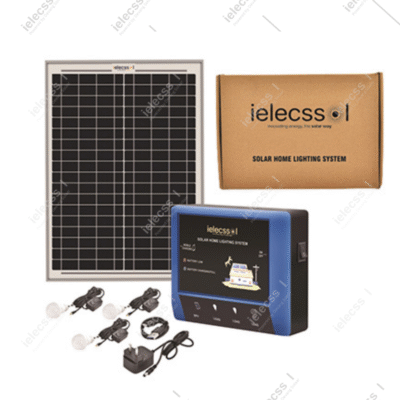 ielecssol Solar Home Lighting System with mobile charging – Plug n Play System Model – Savera
