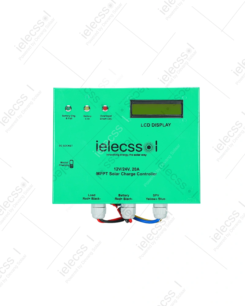 ielecssol 12V, 10Amp MPPT Solar Charge Controller + LCD Display