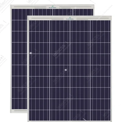 ielecssol 12V 125Watt Poly Crystalline Solar Panel (Pack of 2)