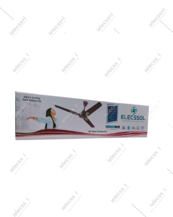 ielecssol 18Watt Solar Operated Ceiling Fan with Solar Panel - Image 4