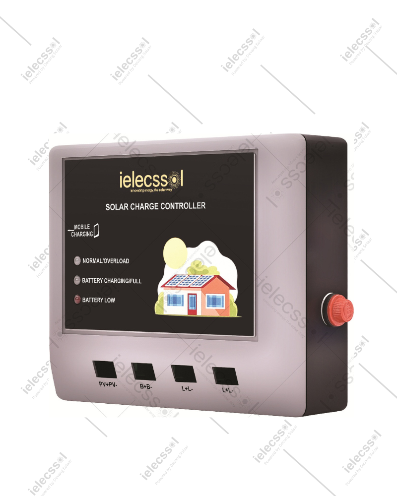 ielecssol 12V, 10Amp PWM Solar Charge Controller
