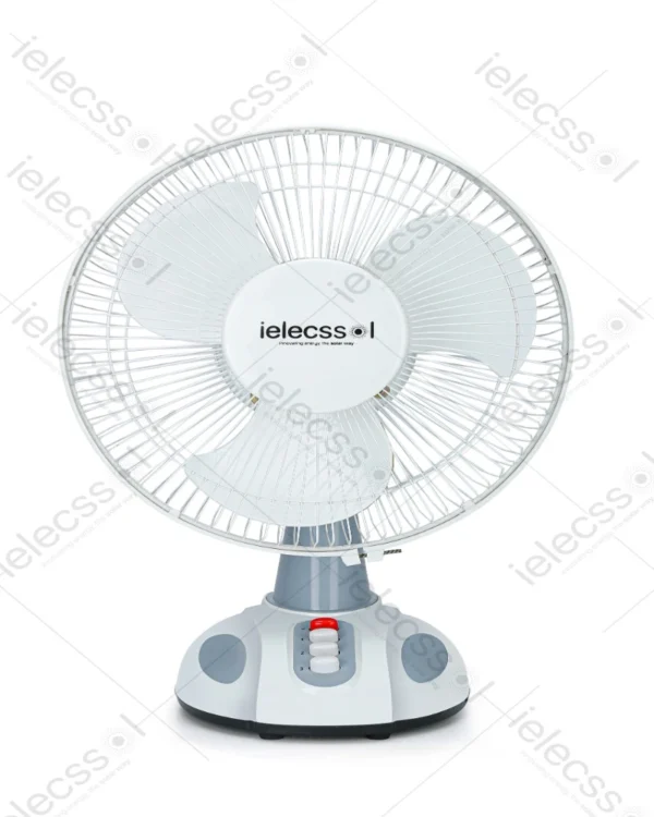 ielecssol Rechargeable Table Fan (inbuilt Lithium Battery)