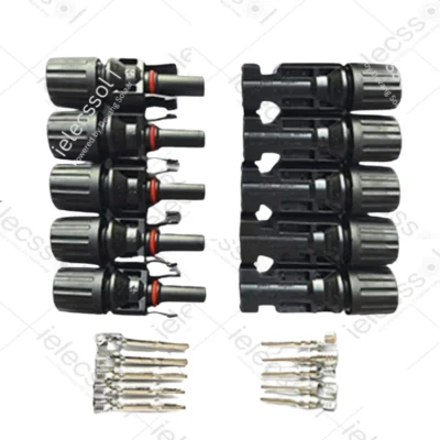 MC4 Wire Connector for Solar Panels (Set of 5 Pairs)