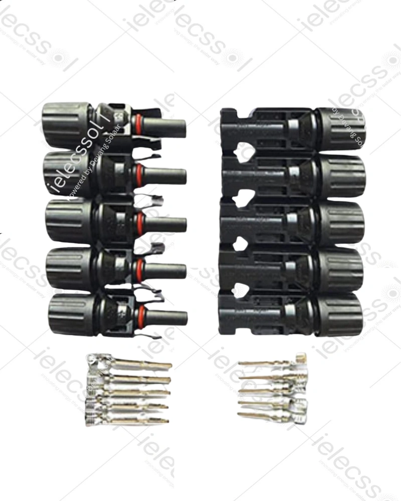 MC4 Wire Connector for Solar Panels (Set of 5 Pairs)