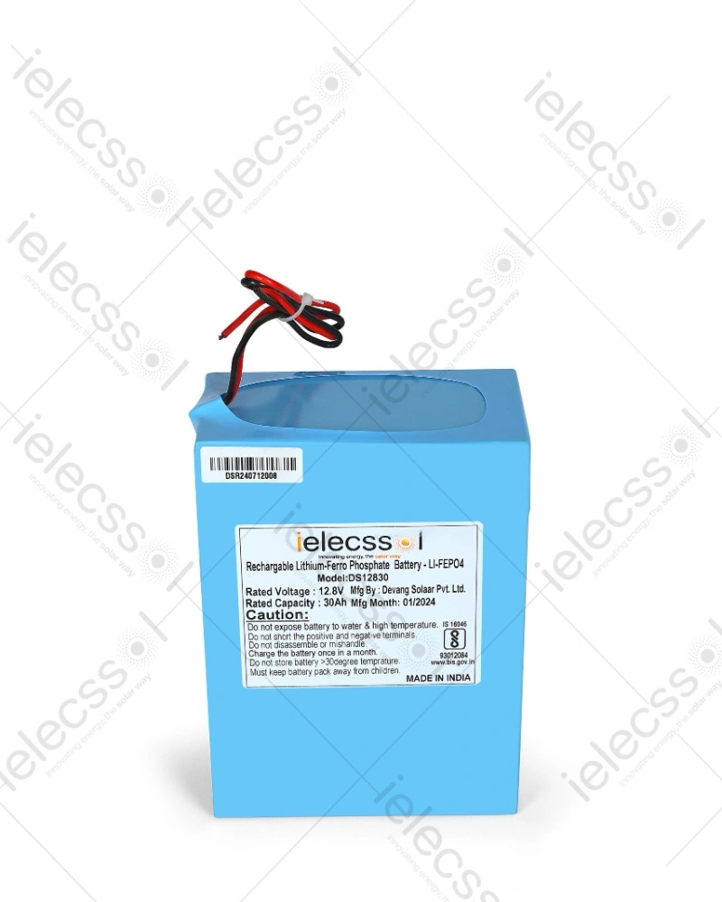 12.8V 30Ah LiFePo4 Battery